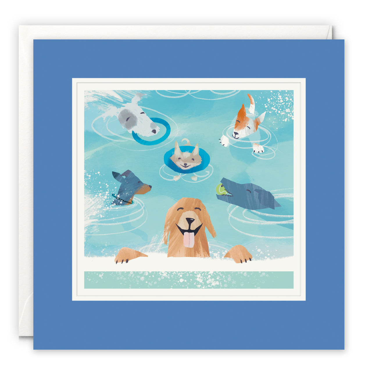 L4833 - Dog Day at the Lido Paintworks Card