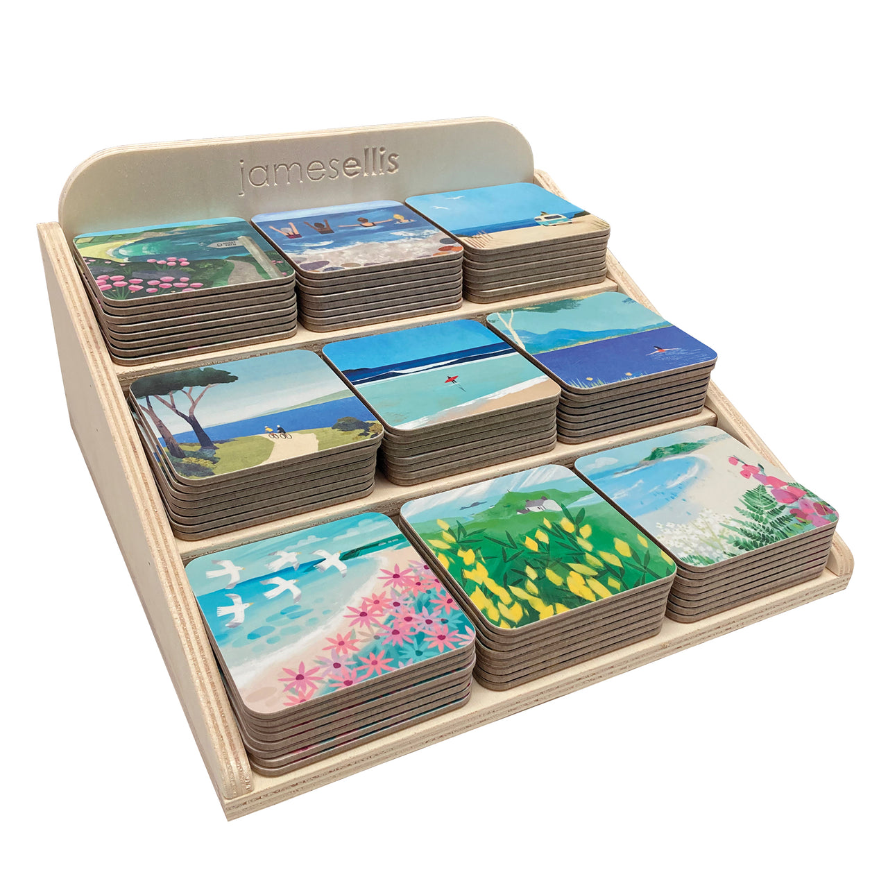 Wooden Display for Coasters (FREE with 72 coasters)