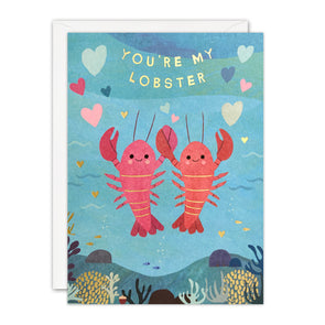 HC4206 - Valentine’s Day Lobsters Acorns Card