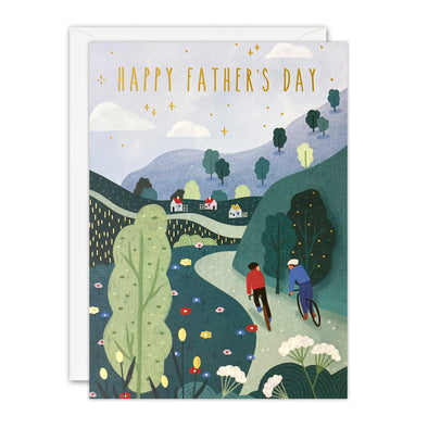 J4186 - Father’s Day Cycling Sunbeams Card