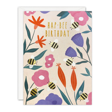 J4191 - Hap-Bee Birthday Sunbeams Card