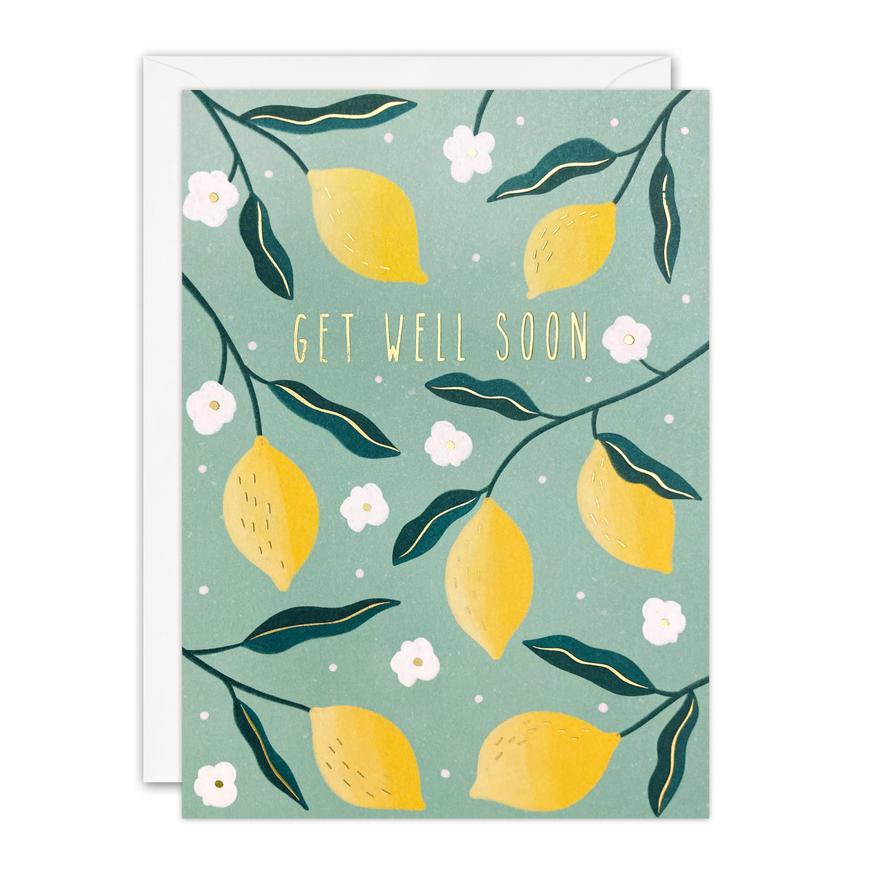 J4192 - Get Well Soon Lemons Sunbeams Card