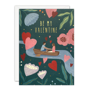 J4209 - Valentine’s Day Rowing Boat Sunbeams Card