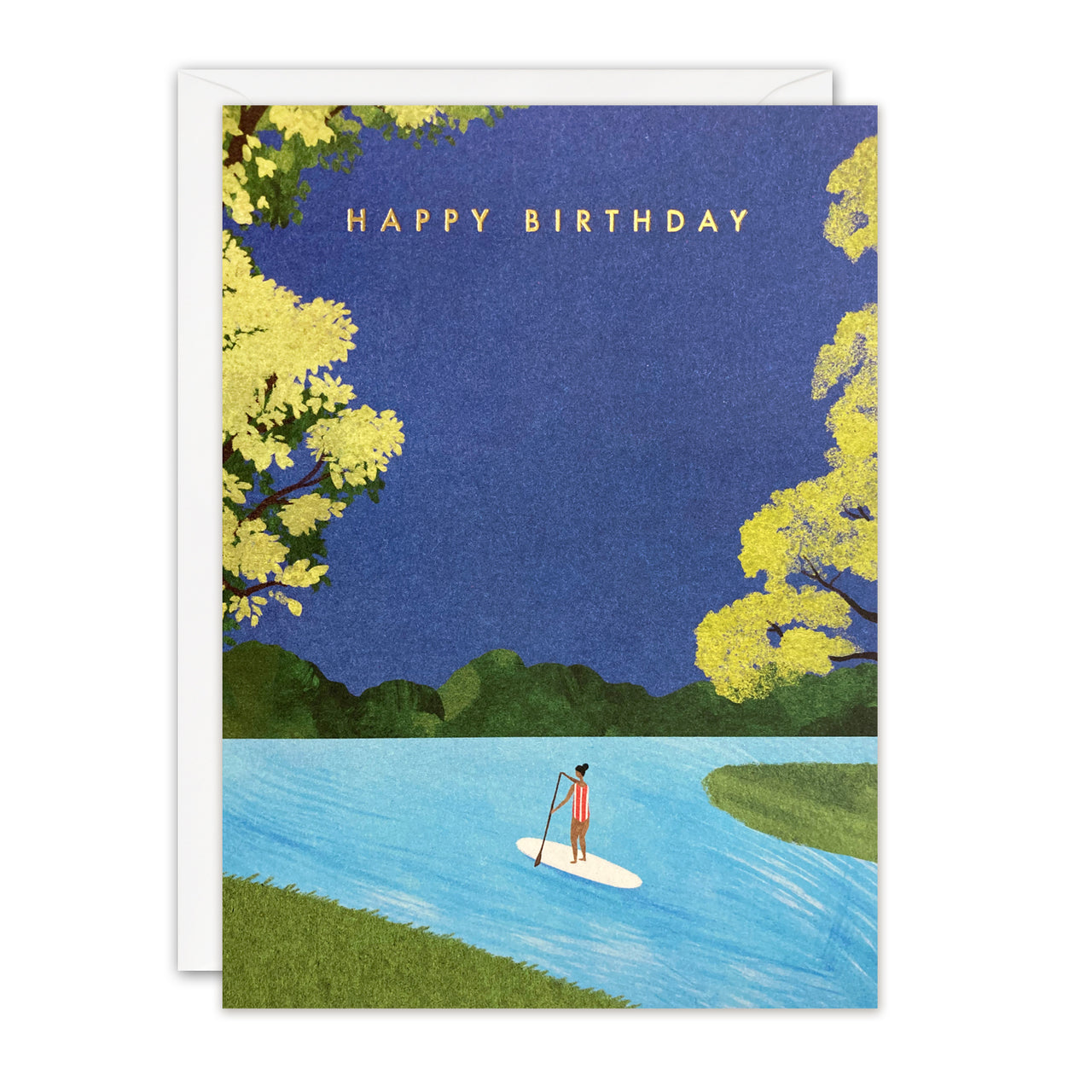 K4486 - Paddle Boarding Birthday Offshore Card