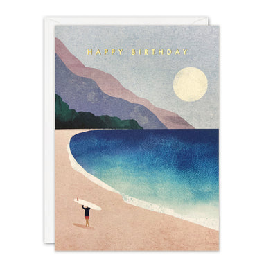 K4487 - Surf Beach Birthday Offshore Card