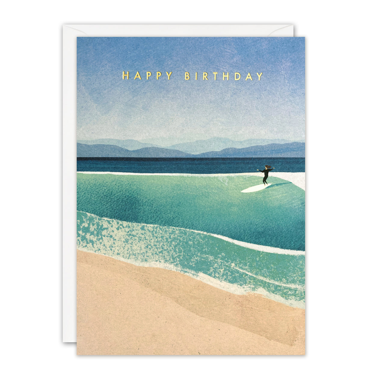 K4488 - Riding the Wave Birthday Offshore Card