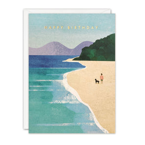 K4490 - Beach Walk Birthday Offshore Card