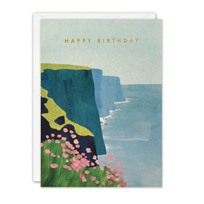 K4493 - Coastal Cliffs Birthday Offshore Card