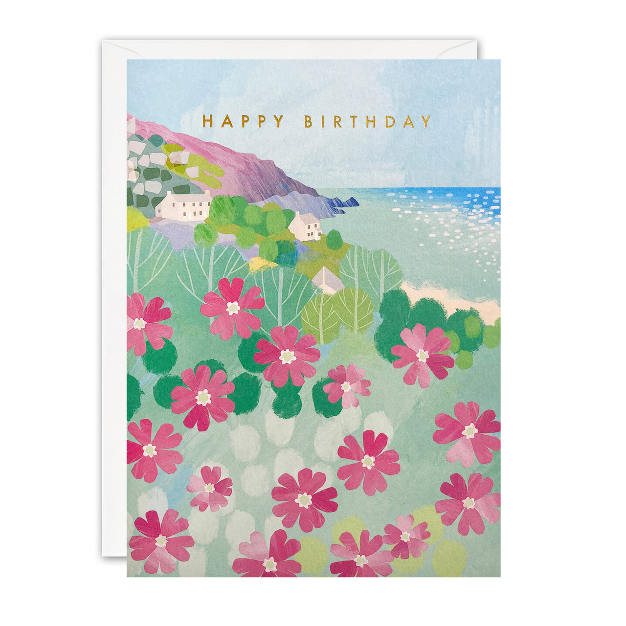 K4826 - Red Campions Birthday Offshore Card