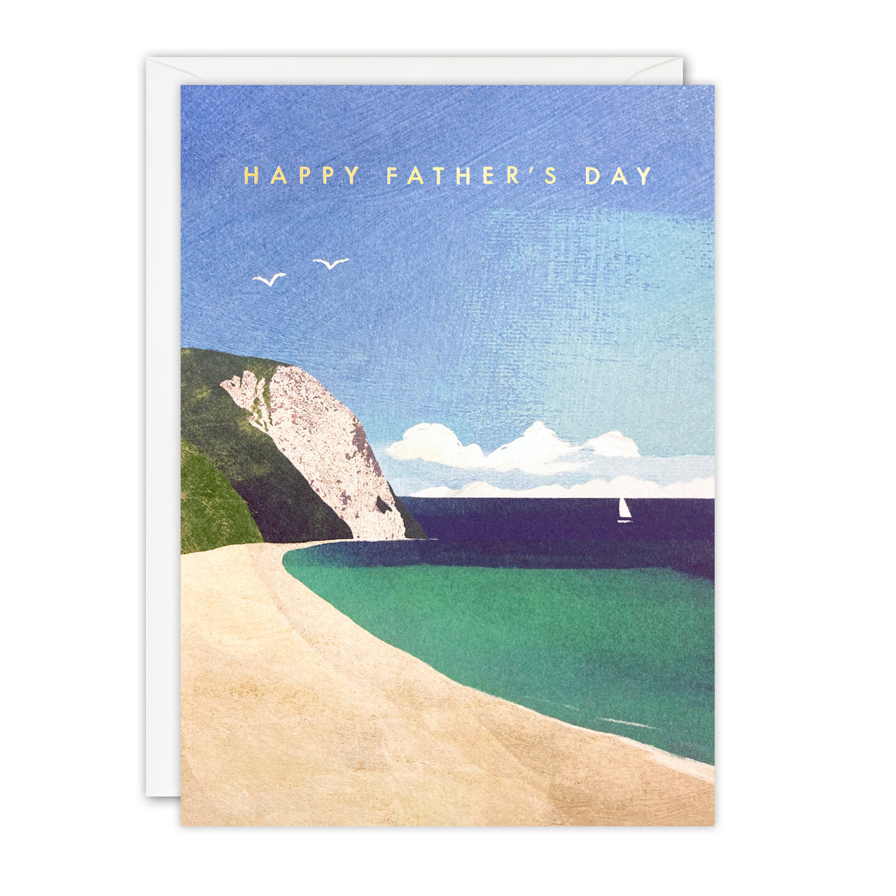 K4964 - Father's Day Sandy Beach Offshore Card