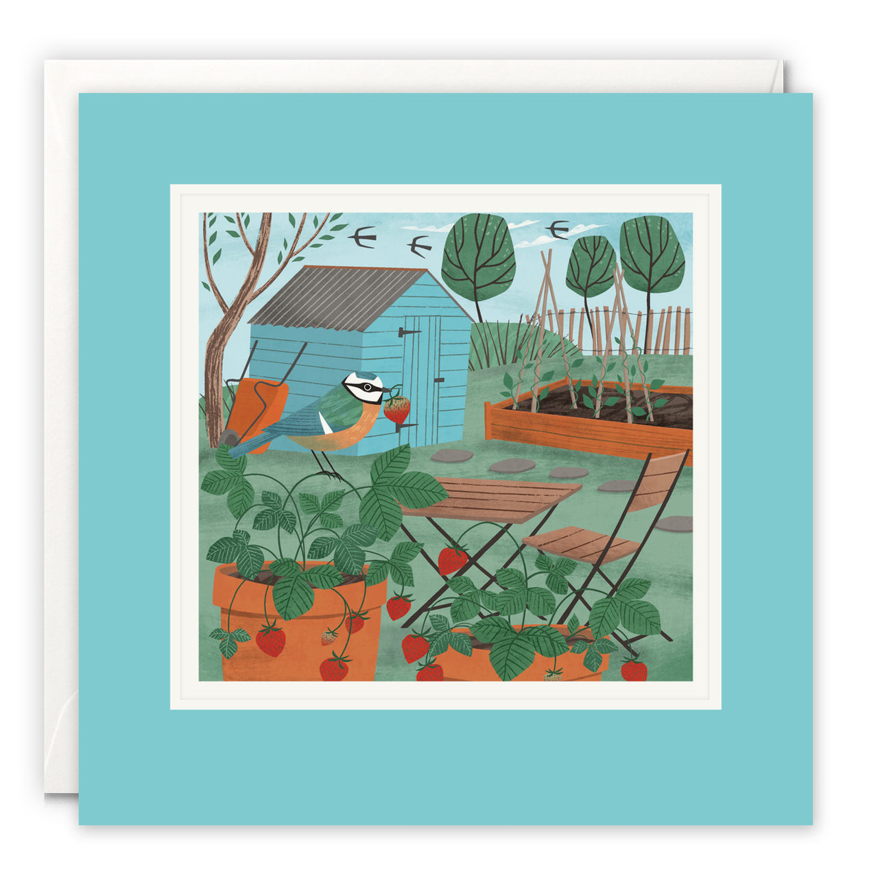 L4320 - Strawberry Pots Paintworks Card