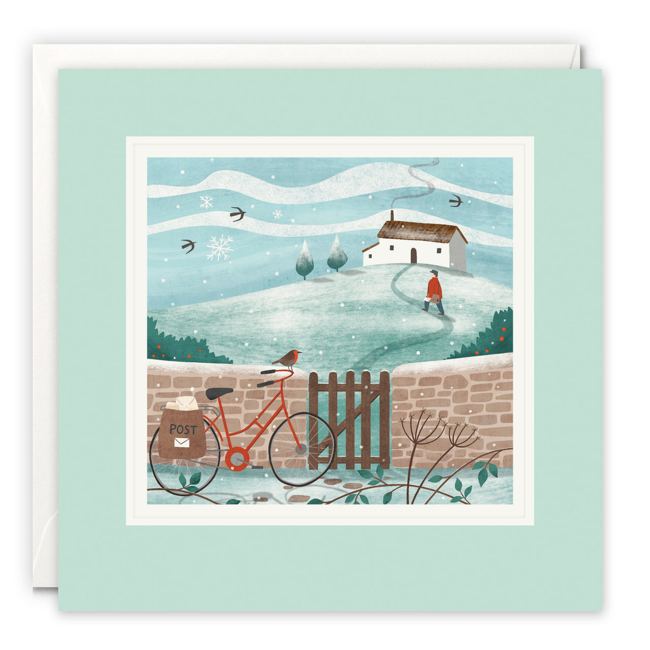 L4373 - The Postman Paintworks Card