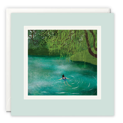 L4468 - Swimming Pond Paintworks Card