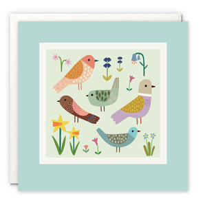 L4477 - Spring Birds Paintworks Card