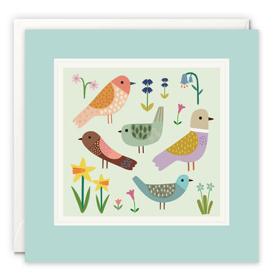 L4477 - Spring Birds Paintworks Card