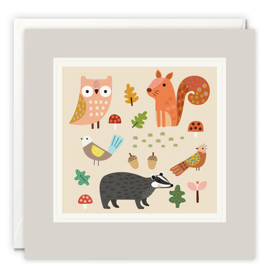 L4478 - Autumn Wildlife Paintworks Card