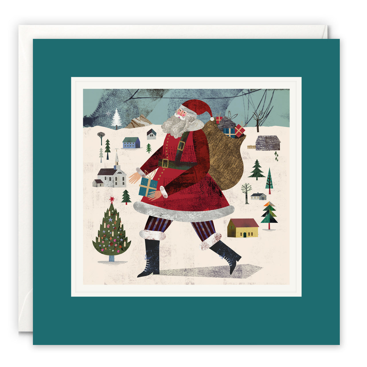 L4653 - Santa Paintworks Card