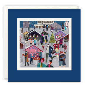 L4655 - Christmas Market Paintworks Card
