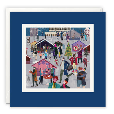L4655 - Christmas Market Paintworks Card
