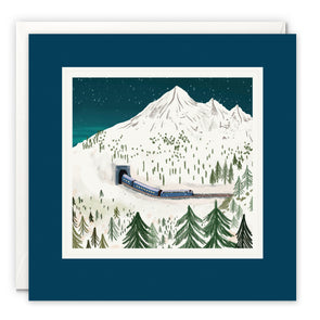 L4670 - Mountain Train Paintworks Card