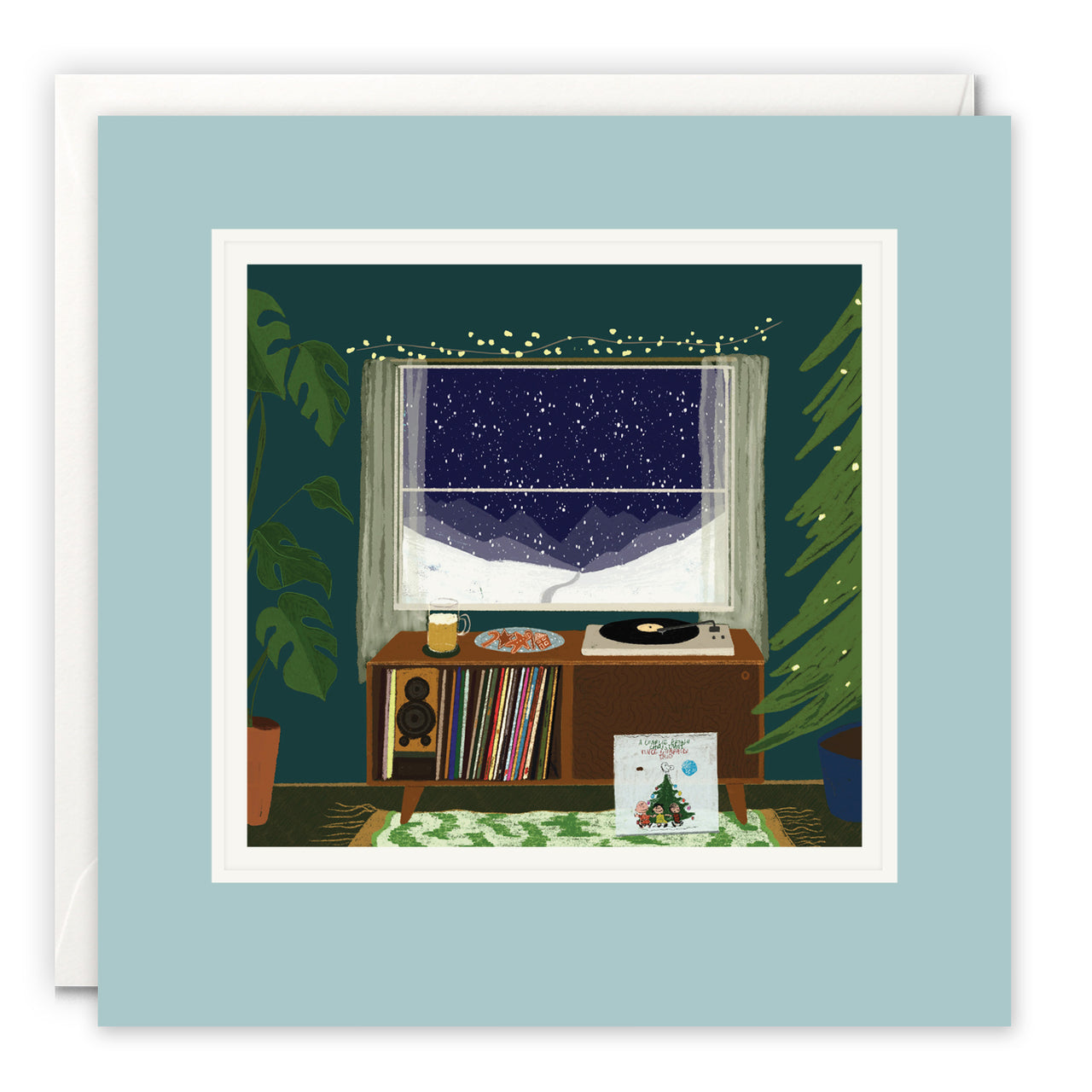 L4926 - Christmas Records Paintworks Card