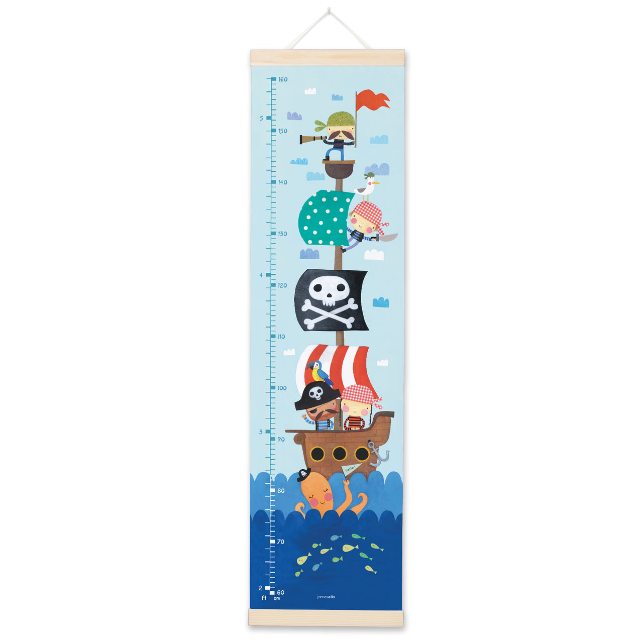 MBHC3072 - Pirate Height Chart