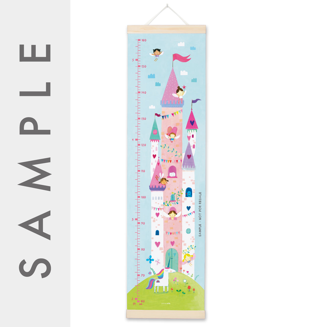 MBHC3074S - Fairy Castle Height Chart SAMPLE