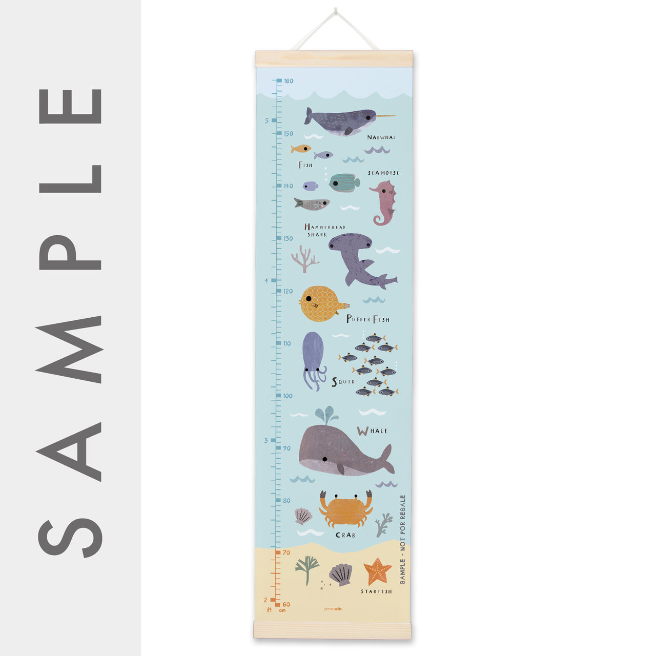 MBHC3636S - Ocean Height Chart SAMPLE