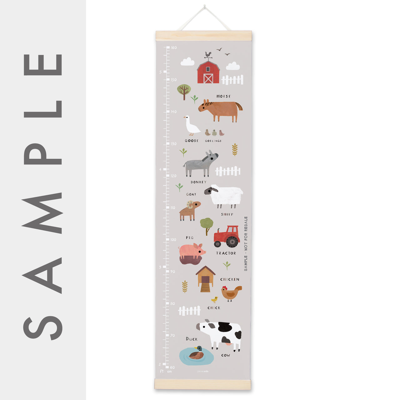 MBHC3747S - Farm Height Chart SAMPLE