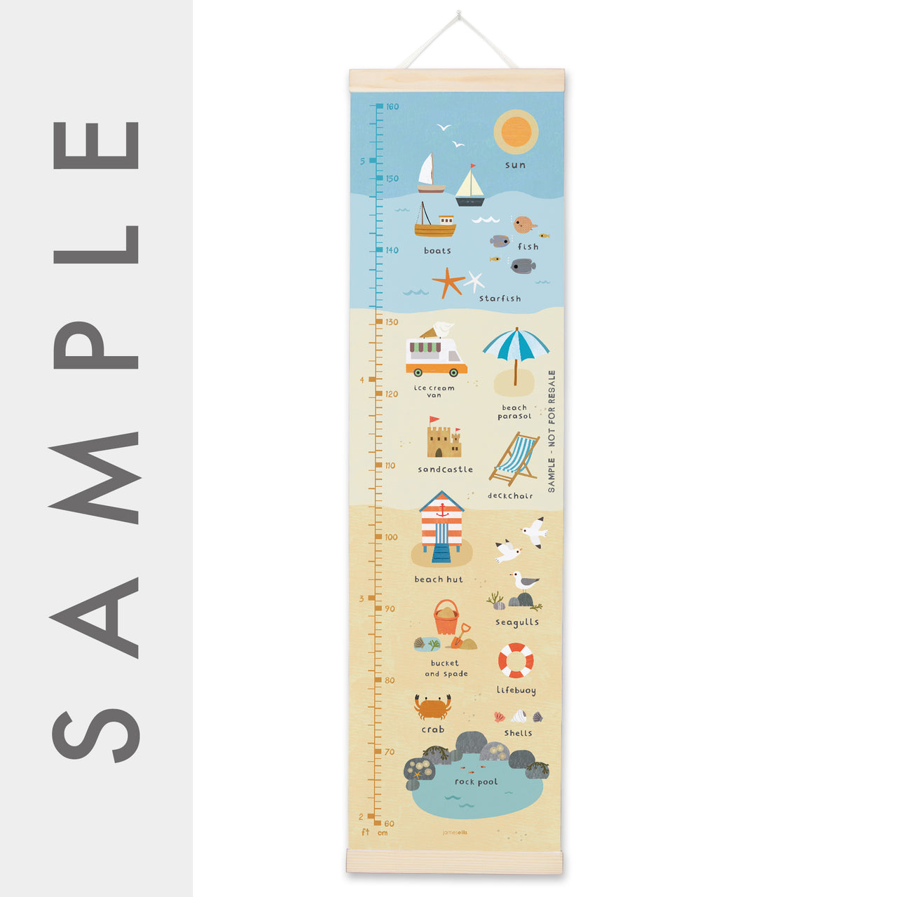 MBHC4126S - Seaside Height Chart SAMPLE