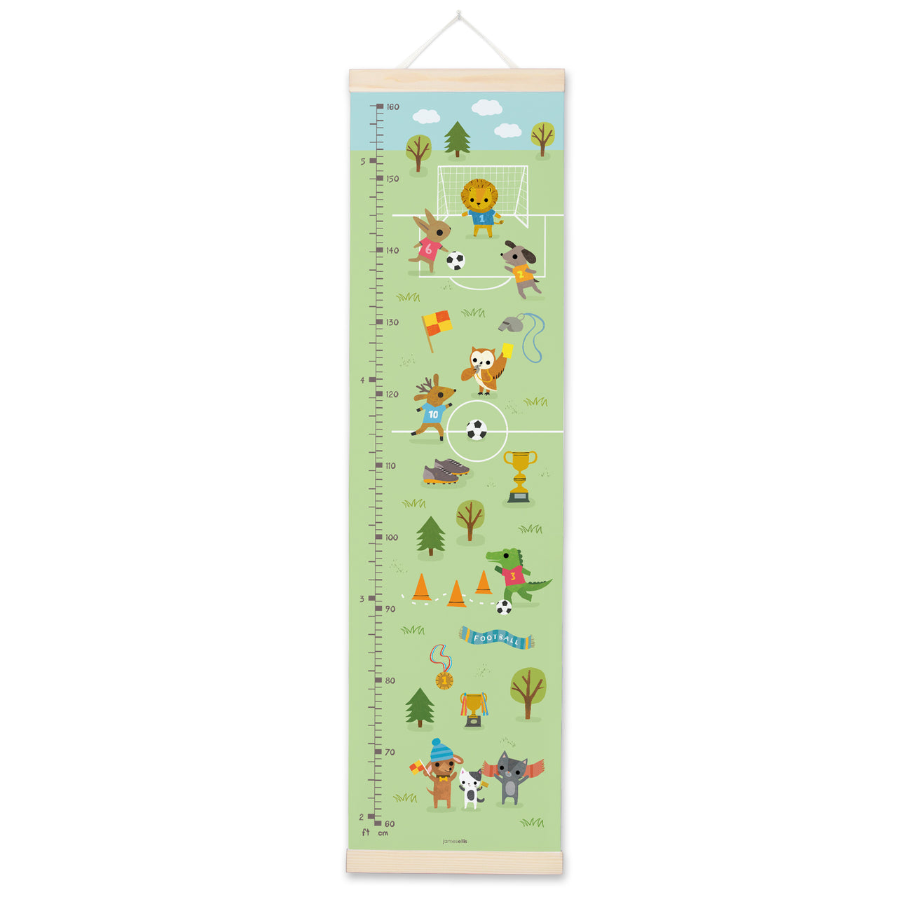 MBHC4472 - Football Height Chart
