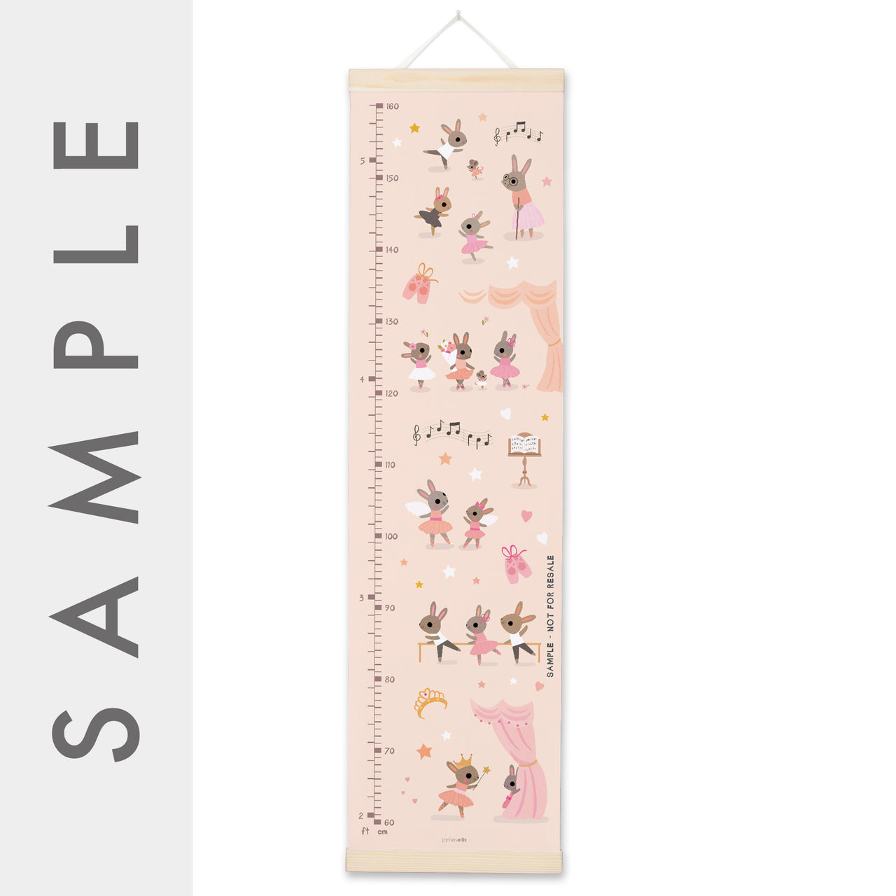 MBHC4793S - Ballet Height Chart SAMPLE