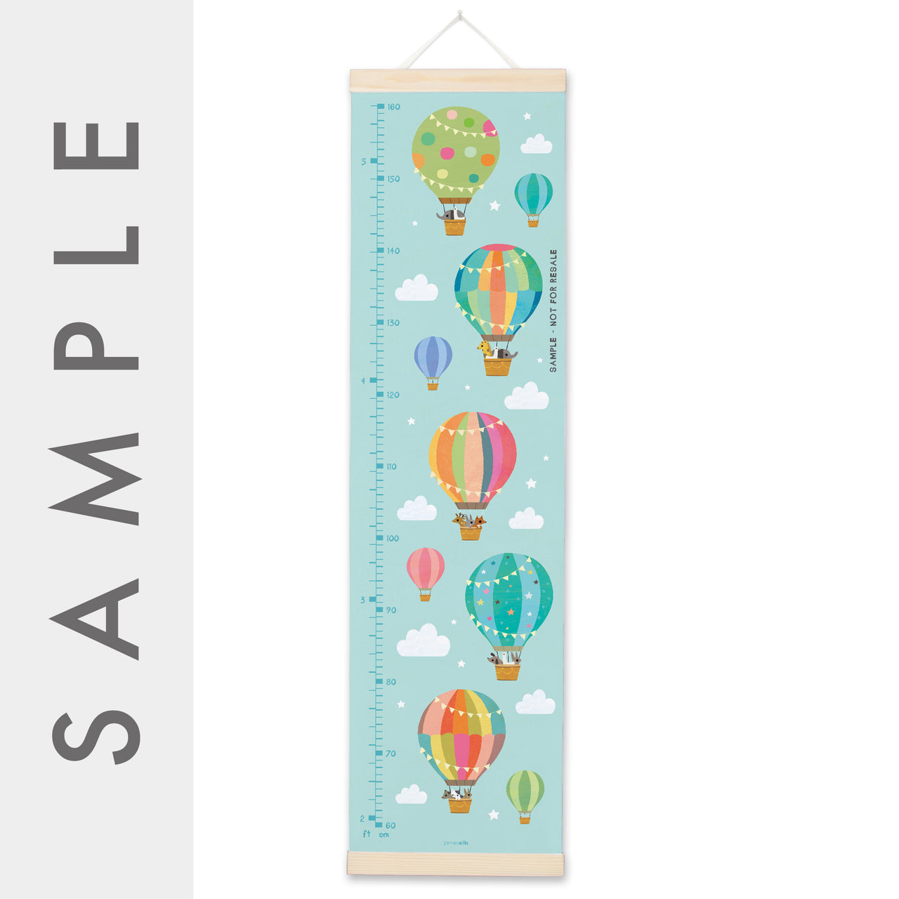 MBHC4889S - Balloons Height Chart SAMPLE