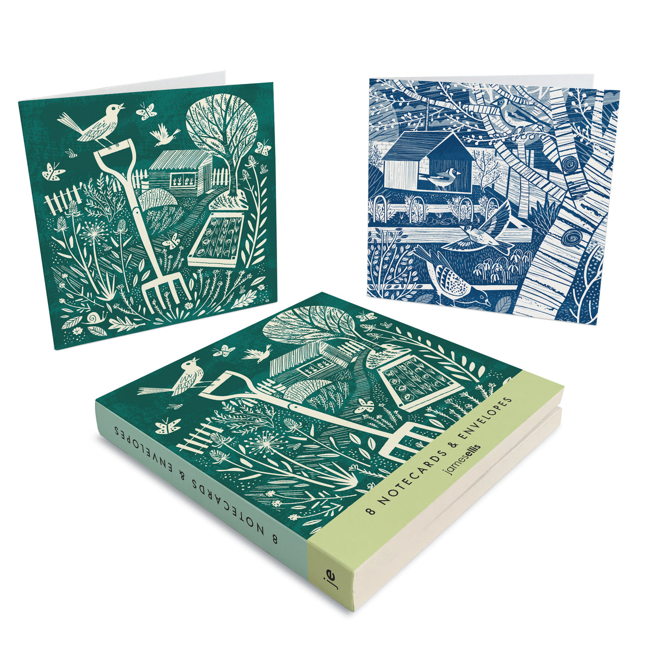MW4102 - Garden Scenes Wallet of 8 Notecards