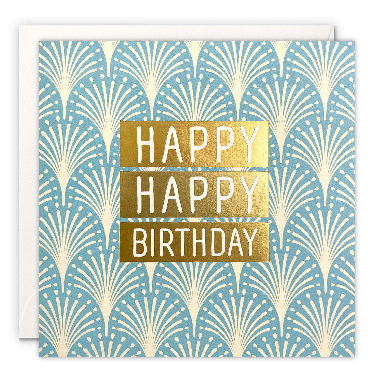 N4598 - Happy Happy Birthday Deco Card