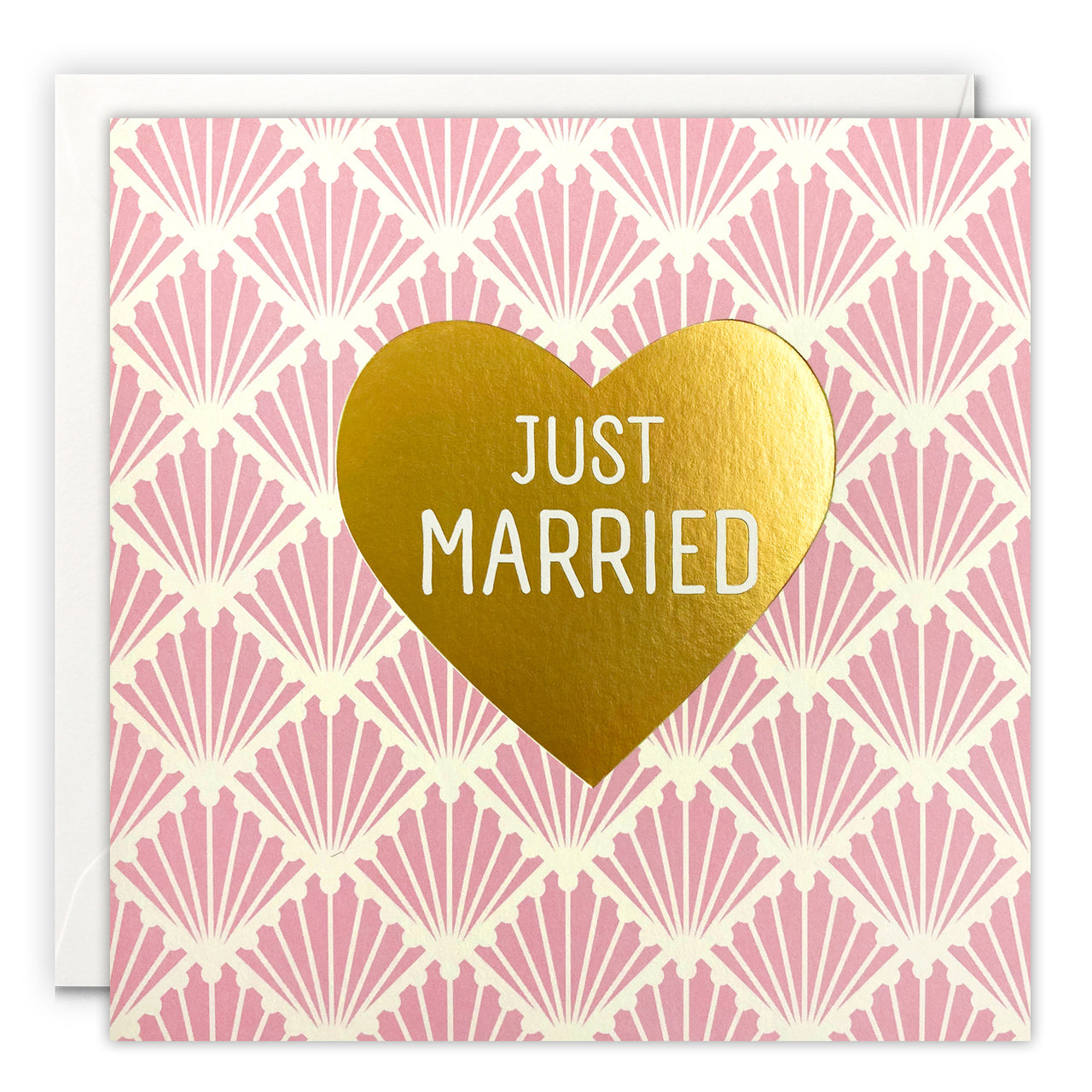 N4609 - Just Married Deco Card