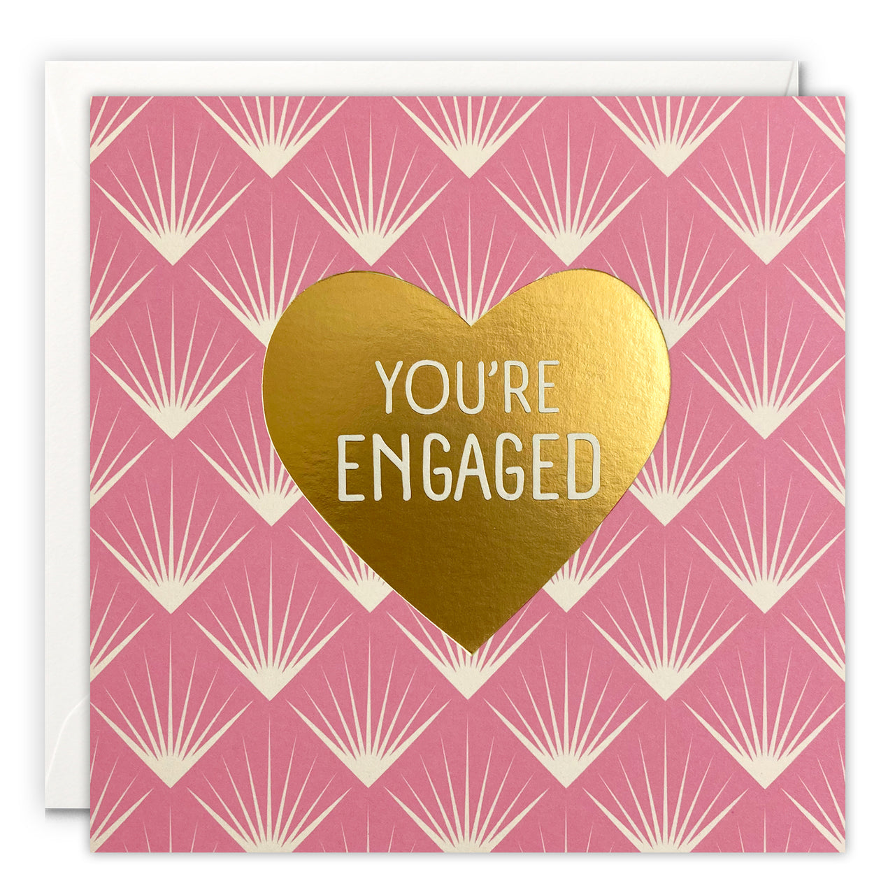 N4611 - You’re Engaged Deco Card