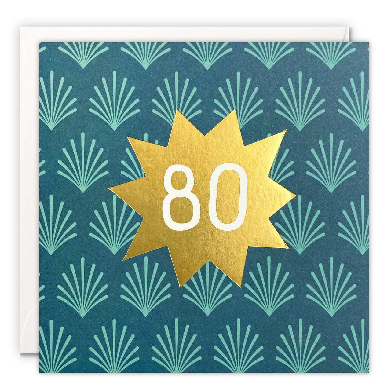 N4623 - Age 80 Deco Card
