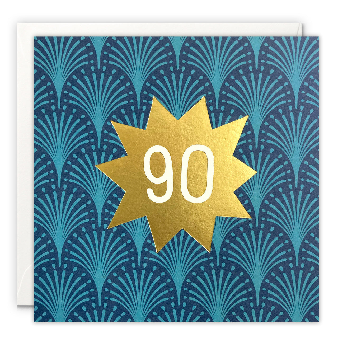 N4624 - Age 90 Deco Card