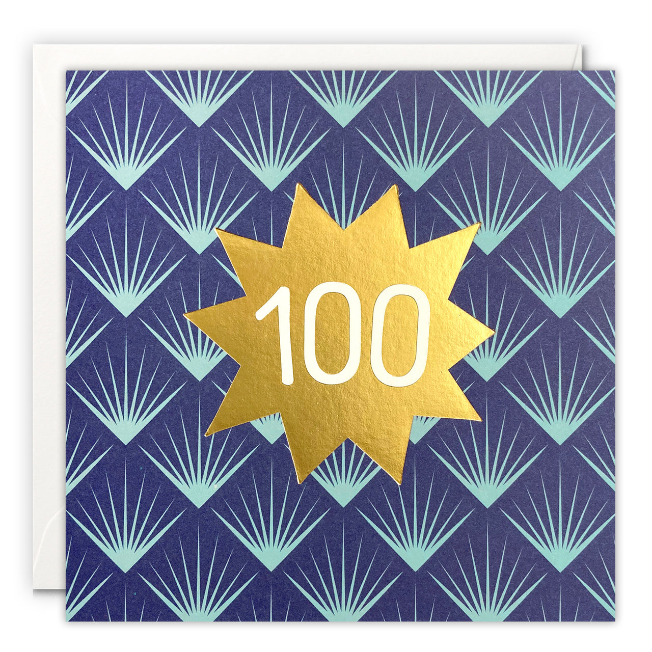 N4625 - Age 100 Deco Card