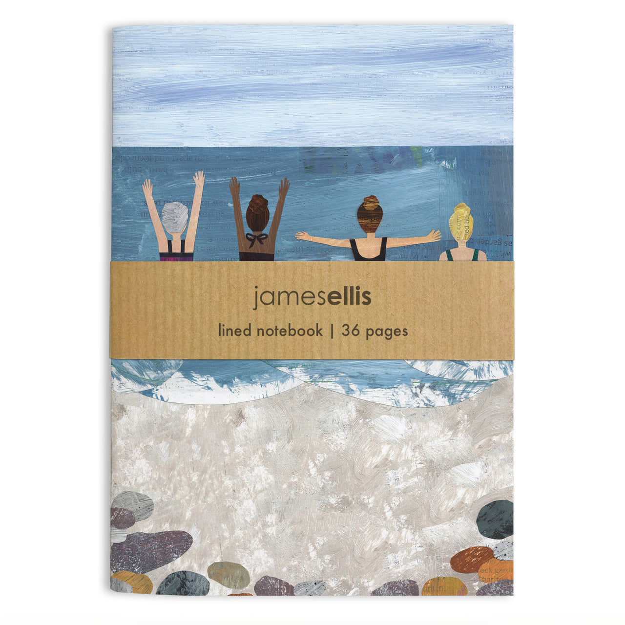 NB5000 - Wild Sea Swimmers Lined Notebook