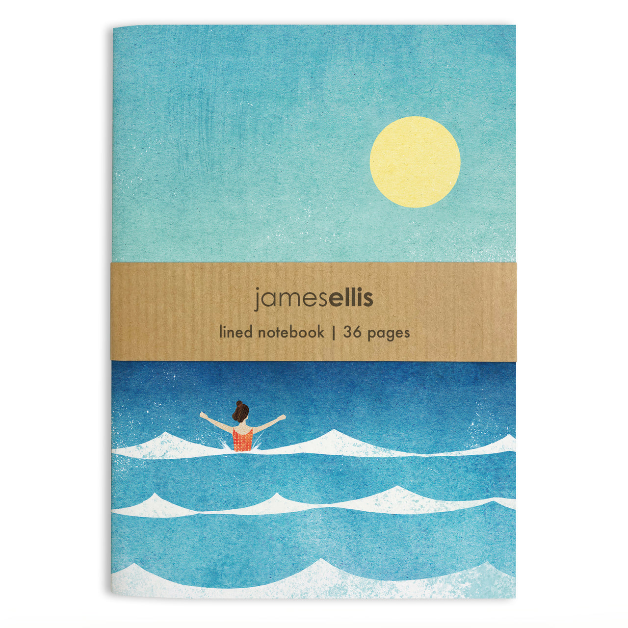 NB5004 - Dip in the Sea Lined Notebook
