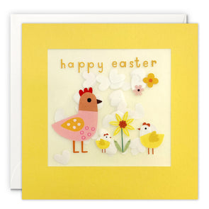 PP4134 - Easter Chickens Paper Shakies Card