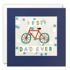 PP4201 - Father’s Day Red Bike Paper Shakies Card