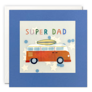 PP4203 - Father’s Day Surfer Van Paper Shakies Card