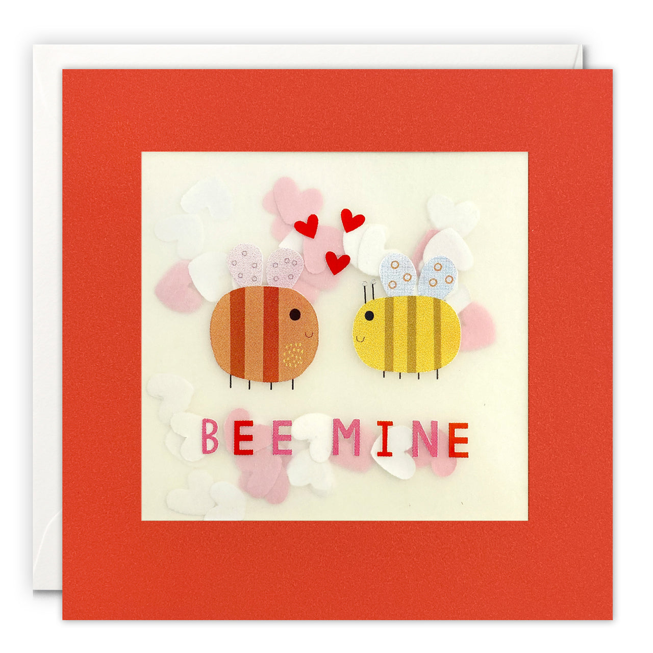 PP4218 - Valentine’s Day Bees Paper Shakies Card