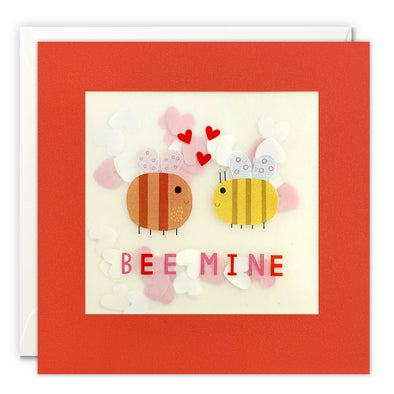 PP4218 - Valentine’s Day Bees Paper Shakies Card