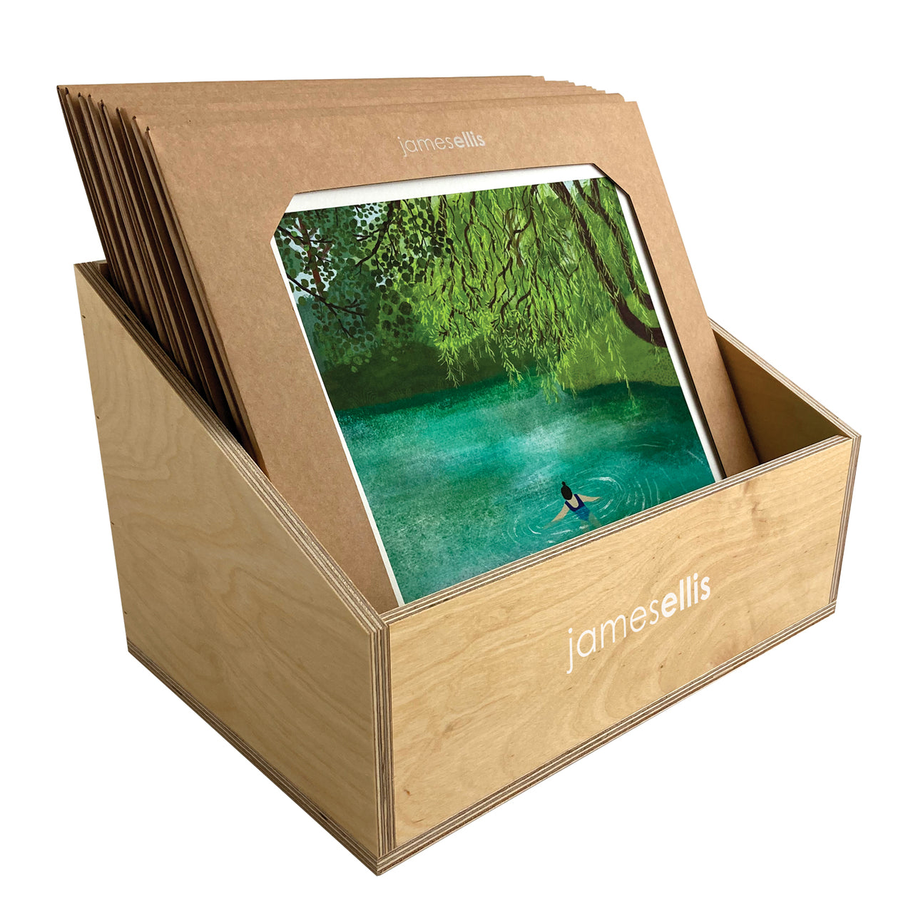 Wooden Display Box for Art Prints (FREE with 20 prints)