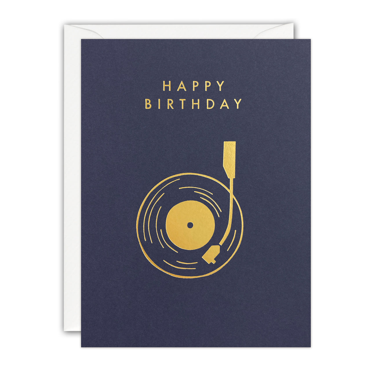 Q4250 - Birthday Record Player Minnows Card