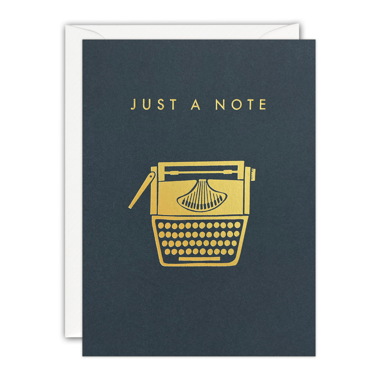 Q4252 - Just a Note Typewriter Minnows Card